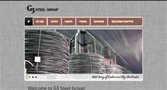 Desktop Screenshot of g3steelgroup.com